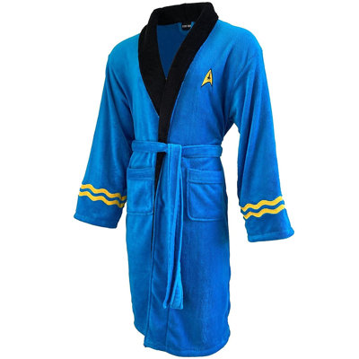 Star Trek Blue Spock Bathrobe