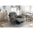 Power Recliner Glider Chair With Bluetooth Speaker 270 Degree Swivel With LED Light Side Arm With Storage Pockets USB+Type C Charging Port
