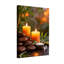 Bougies pour le bain et la lessive, pierres, feuilles de bambou, fumée, cristal de sel-782474573