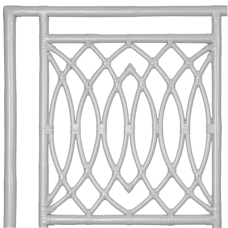 Beckham Open-Frame Headboard, Light Blue, Queen