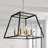 Casale 4 - Light Dimmable Lantern Geometric Chandelier
