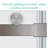 56-60"W X 76"H Sliding Shower Door, Frameless Glass Shower Door With Brushed Nickel Hardware, Towel Bar And Handle,Drop Shipping Available