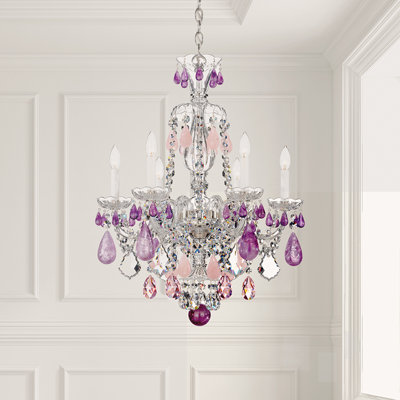 Hamilton 6 - Light Glass Chandelier