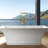 Kirtana Floor Tub Spout with Diverter