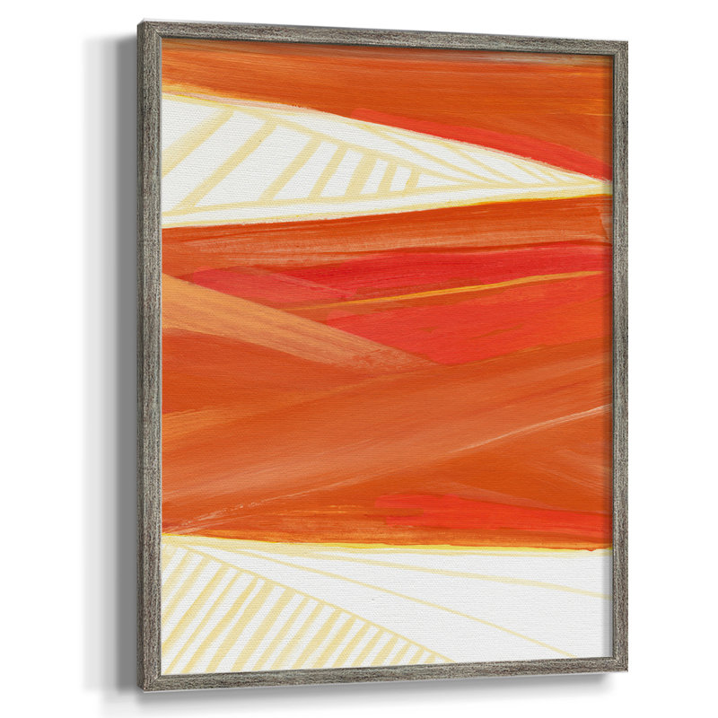 Warm Rays I Framed Print - Solid Wood, 30" H x 24" W