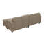 Ranjeeta 101" Wide Modular Sofa with Ottoman-1859924403