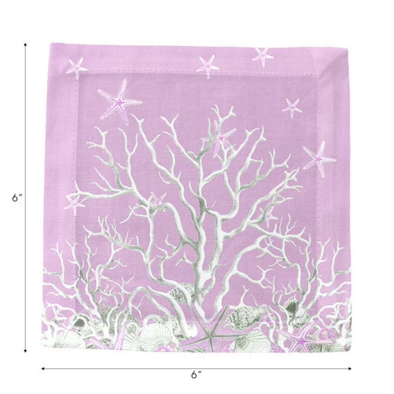 Square Napkins, Lilac
