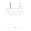 Medium Oval Leather Fringe Chandelier-1531697400