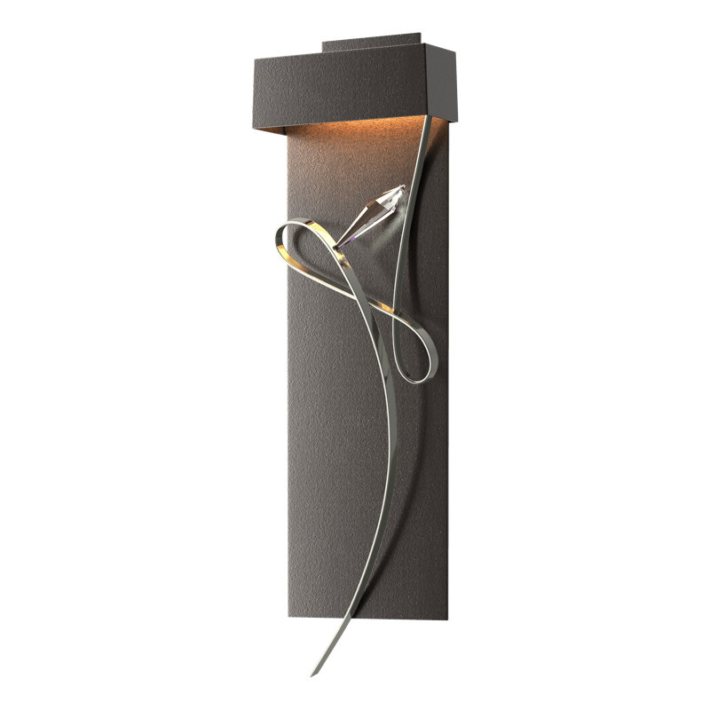 Rhapsody 1-Light LED Flush Mounted Sconce, Oil Rubbed Bronze, Sterling