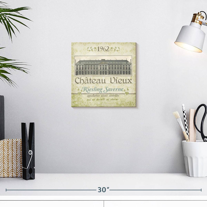 Khylige White Wine Labels I Wall Sign, 10" H x 10" W