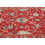 Tapis oriental rouge à motif floral moderne unique 4 x 6 One-of-a-Kind