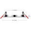 Ensemble d’éclairage encastré 4" Slimline-21231955