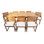 Venice 9 - Piece Solid Wood Dining Set