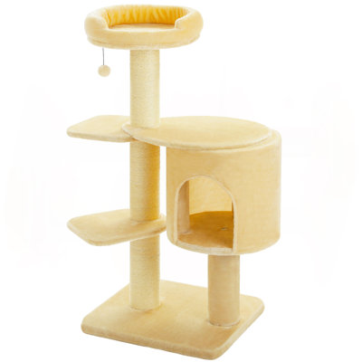 48-Inch Cat Tree For Large Indoor Cats, Thick Scratching Post, Tall Cat Scratcher Tower