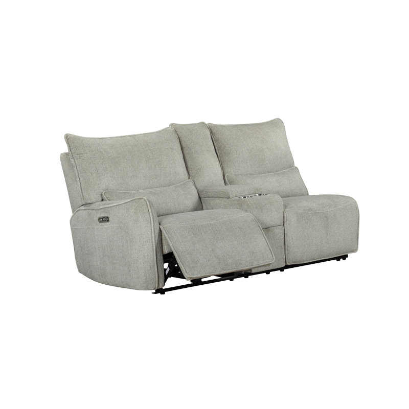 Ensemble de canapé modulaire inclinable électrique en tissu 3 pièces Talisha