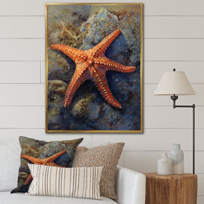 Étoile de mer Spinny I sur toile
