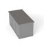 Boîte de rangement en bois massif 67 gallons pour ranger les coussins de mobilier de patio, les accessoires de piscine et les outils de jardinage, gris, nécessitant peu d'entretien-122276369