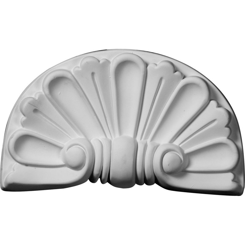 Coquille moderne H 5 3/8 po x l 9 po x P 1 1/8 po