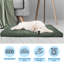 Lit orthopédique pour chien en mousse PETMAker - 25,5 x 19 po, vert-10158801-14446294