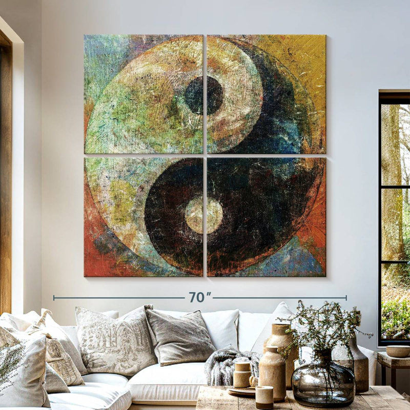 Kerrick, le Yin et le Yang, H 57 po x l 57 po