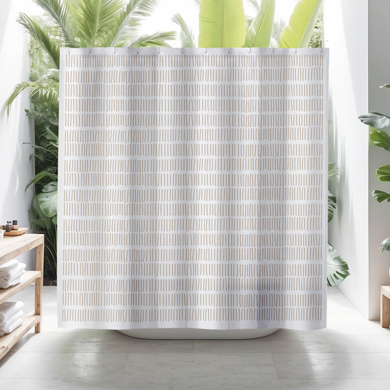 Rideau de douche Coco, Beige