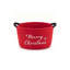 Panier de rangement cadeau de Noël avec emballage, panier de rangement tissé portable pour Noël