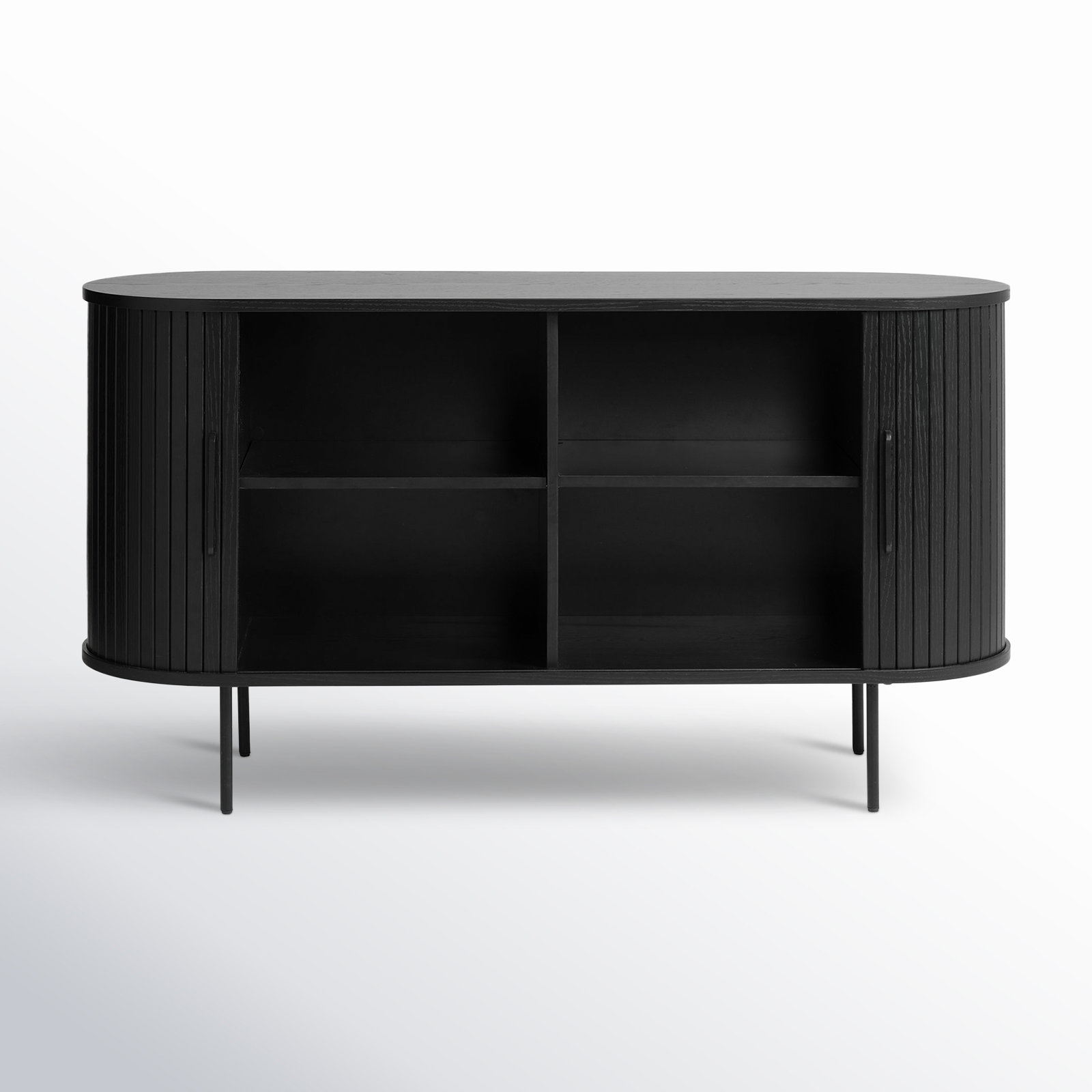 Iris 55" Sideboard, Black Oak