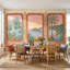Papier peint paysage tropical paysage côtier coucher de soleil palmiers-1481426222-1481426218