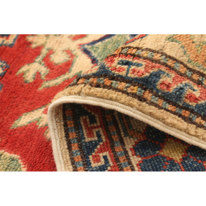 Tapis de la zone en laine de couloir 2 pi 10 po x 11 pi 1 po one-of-kind main-noué la 2010 Gazni