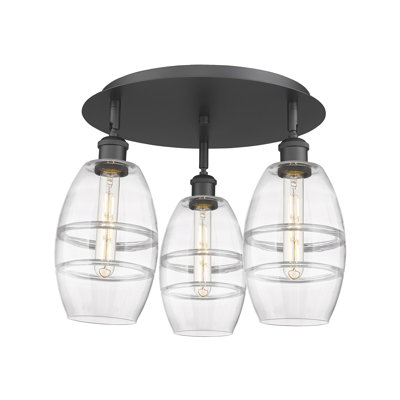 Dundrod Glass Flush Mount