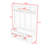 Hall Tree with Bench, Hooks, Shoe Cubbies and Upper Storage Shelves, Anti-Tip Safety Design-41164274