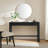 Boho Minimalist Wood Desk With Hidden Drawer-1120342311
