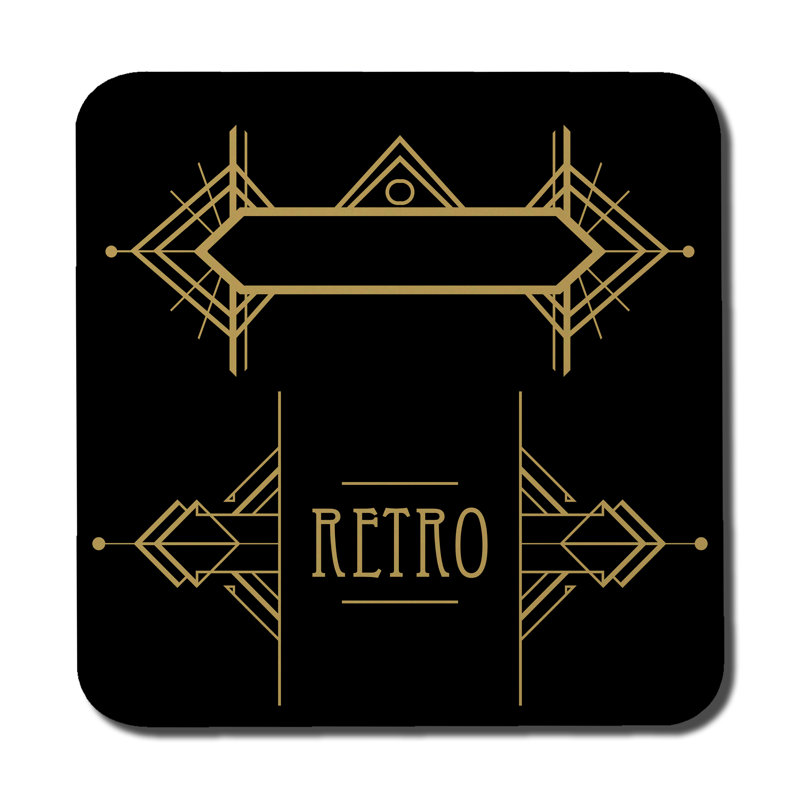 Square 6 Piece Coaster Set