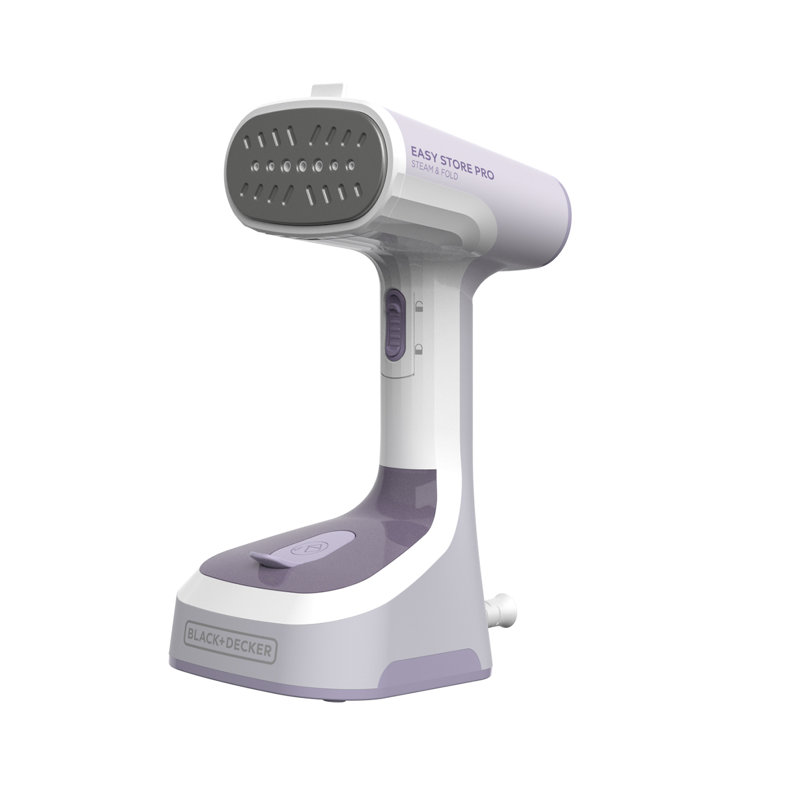 BLACK+DECKER Easy Foldable Steamer, GS0311-1PD, 45-Sec Heat Up, Extra Long Power Cord & Lint Remover, Gray
