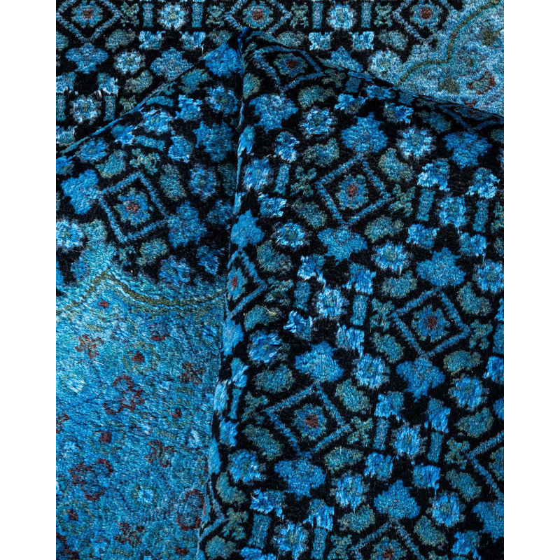 Fine Vibrance One-of-a-Kind 6' 8" X 9' 10" Hand Knotted Area Rug