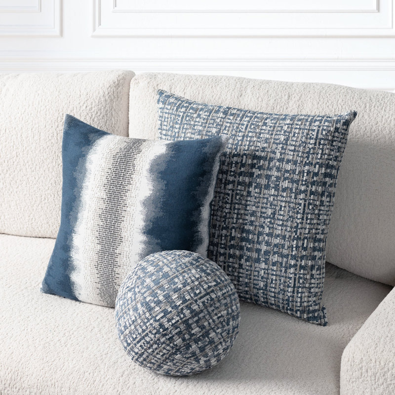 Pillow Cover & Insert, Bleu
