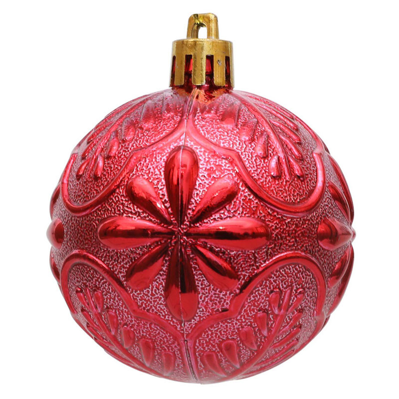 Décoration de Noël suspendue 6 cm de Noël, Red