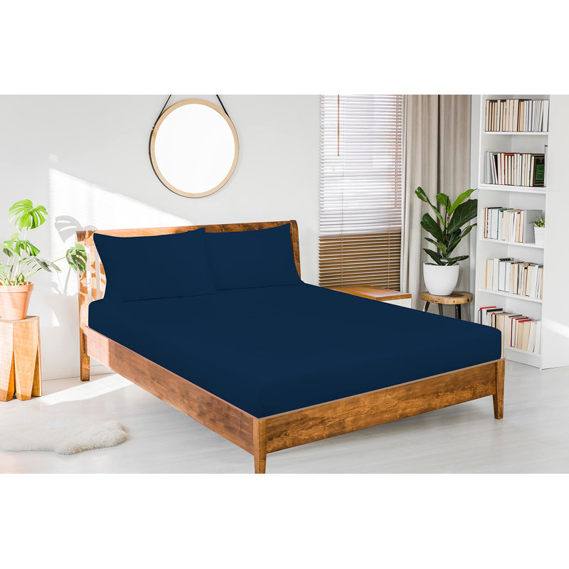 Royale Linens | Ultra Soft Brushed Microfiber | Hotel Luxury Bottom Sheets | Wrinkle Free & Fade Resistant | Deep Pocket Only