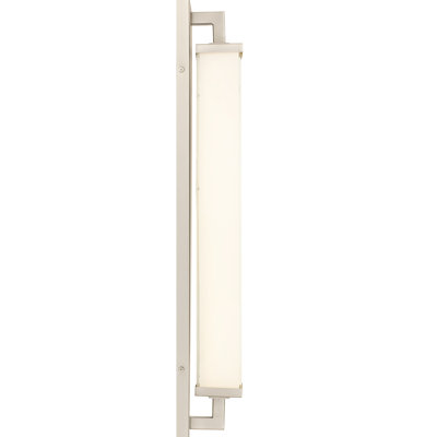 Barre de meuble-lavabo de 28 pouces en nickel brossé avec DEL intégrée, haute performance lumineuse et efficace, montage vertical horizontal double, 3 températures de couleur 3000K 4000K 5000K, à intensité variable, intérieur