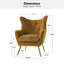 Fauteuil à oreilles 29,25 po Avianna-317751871
