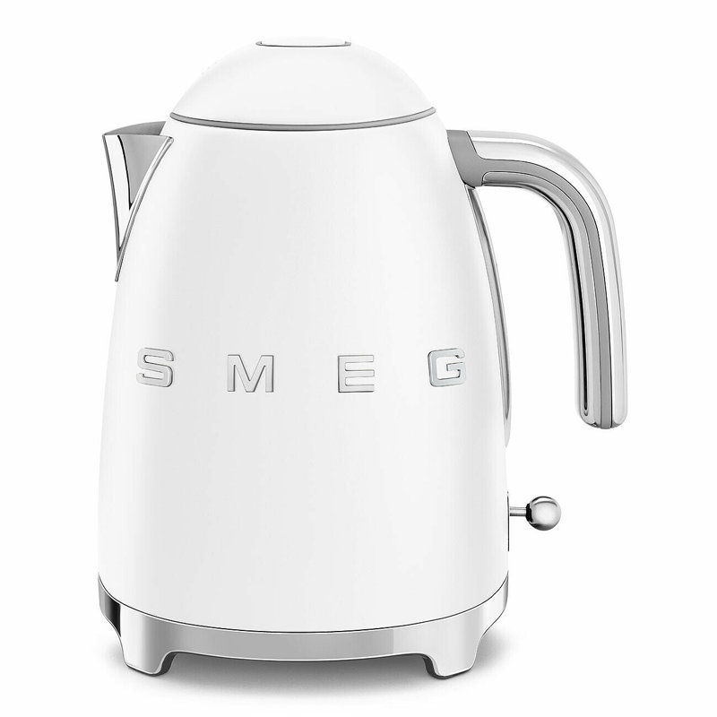 50's Retro Style Aesthetic Kettle in Matte White, Matte White