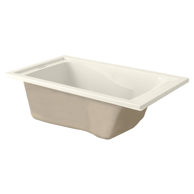 Evolution 60'' x 32'' Soaking Fiberglass Bathtub, Arctic White