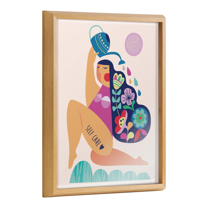 Art mural Mid Century Modern Self Care par Rachel Lee