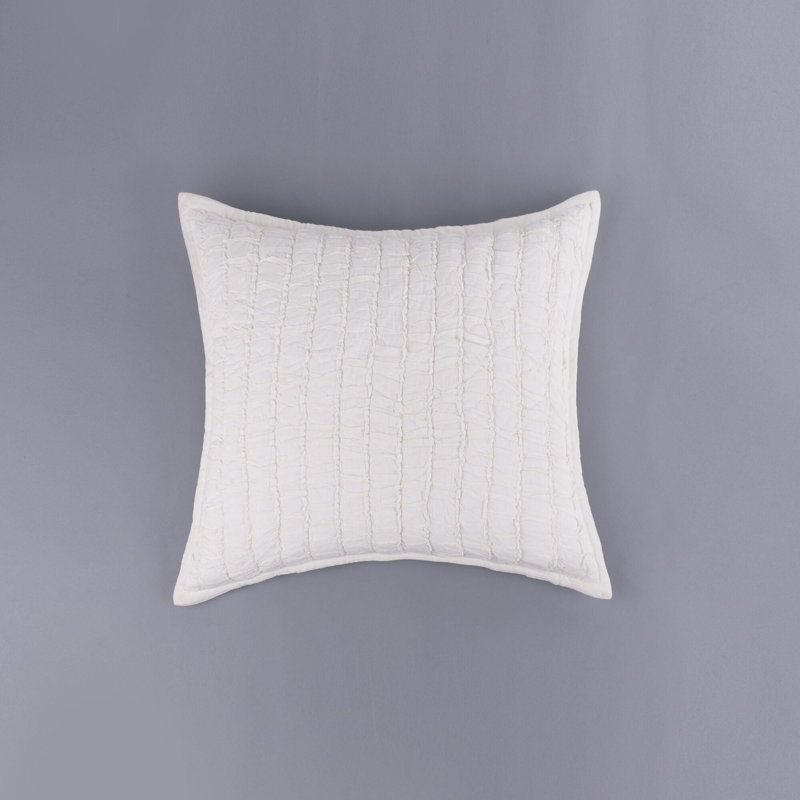 Ruie Cotton Ivory Sham - King, King