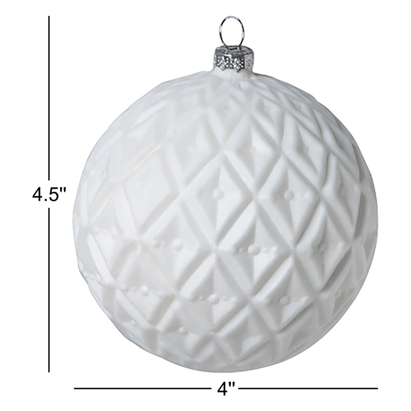 4.5'' Glass Ball Ornament
