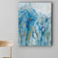 « abstract lapis », reproduction sur toile tendue-31597387