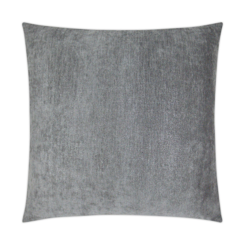 Lustrious Pillow Cover & Insert, Smoke, Square 20"