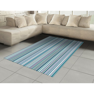Crawfordville Striped Hand Woven Area Rug
