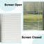 Porte de patio pliante en aluminium trempé double gauche 144 po x H 80 po avec persiennes 3 + 1-118804398-110089611