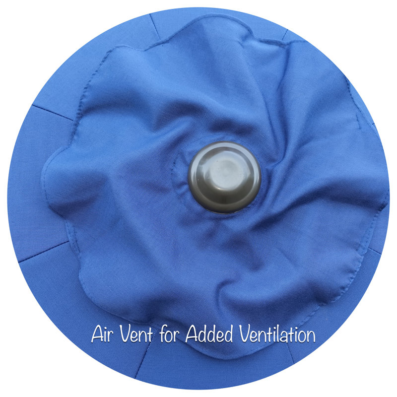 Parasol de marché 9 pi Vanderpool, Bleu marine